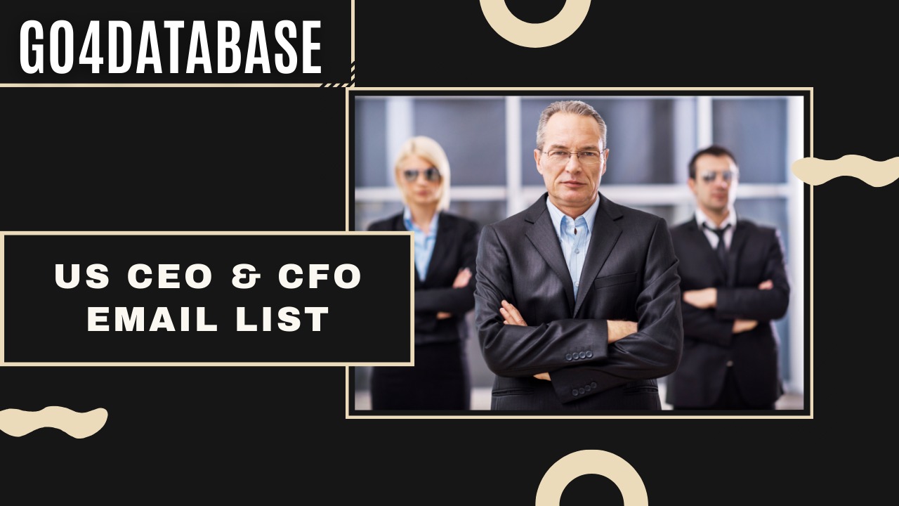 US CEO CFO Email List