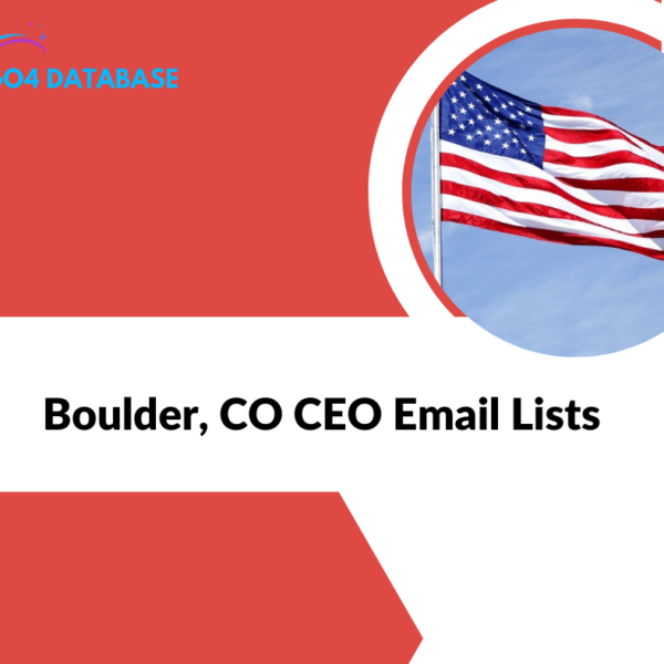 Boulder, CO CEO Email Lists